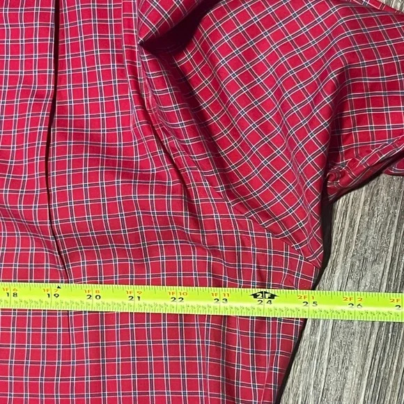 Polo by Ralph Lauren Red Plaid Men's Shirt - Picture 4 of 5